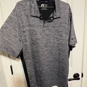 Russell Athletic Black and Gray Training Shirt